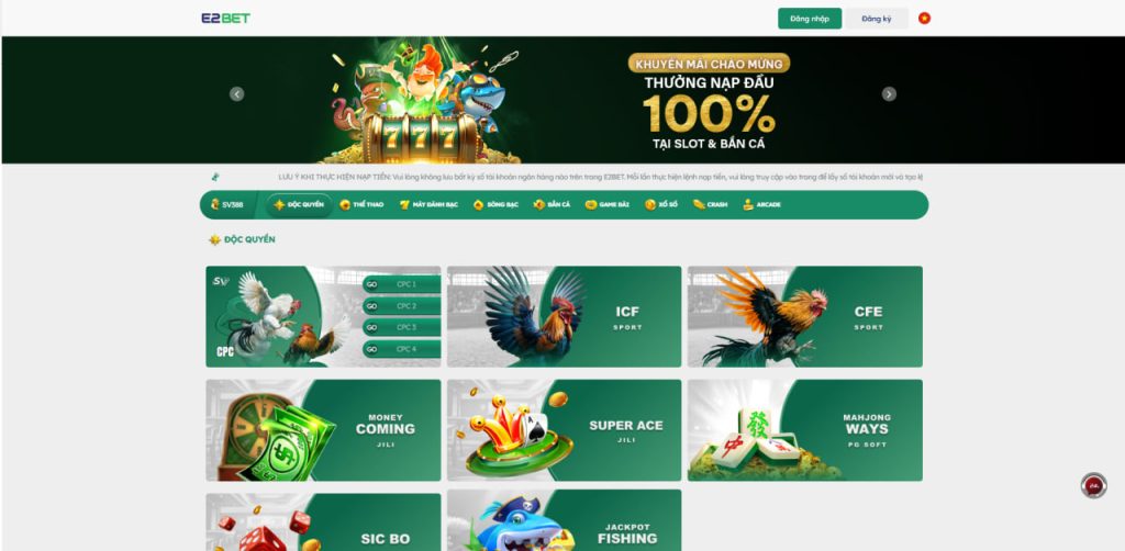 TỔNG HỢP TOÀN BỘ CHƯƠNG TRÌNH KHUYẾN MÃI HOT NHẤT TẠI E2BET – THA HỒ NHẬN QUÀ, ĐẬM ĐÀ CHIẾN THẮNG